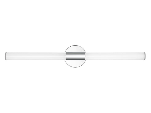 Connor 30" Mini Tube LED Cylinder Vanity Light in Chrome