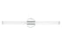 Connor 30" Mini Tube LED Cylinder Vanity Light in Chrome