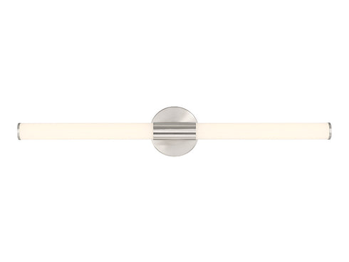 Connor 30" Mini Tube LED Cylinder Vanity Light in Chrome