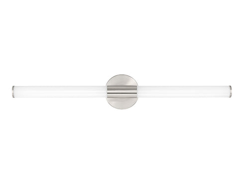 Connor 30" Mini Tube LED Cylinder Vanity Light in Chrome