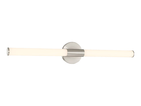 Connor 30" Mini Tube LED Cylinder Vanity Light in Chrome