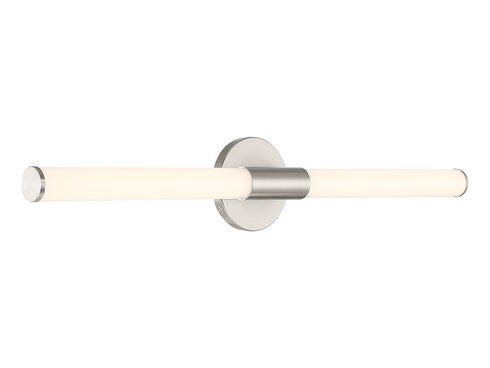 Connor 30" Mini Tube LED Cylinder Vanity Light in Chrome