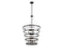 Ventari 8-Light Pendant in Matte Black