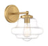 1-Light Wall Sconce in Oil Rubbed Bronze
