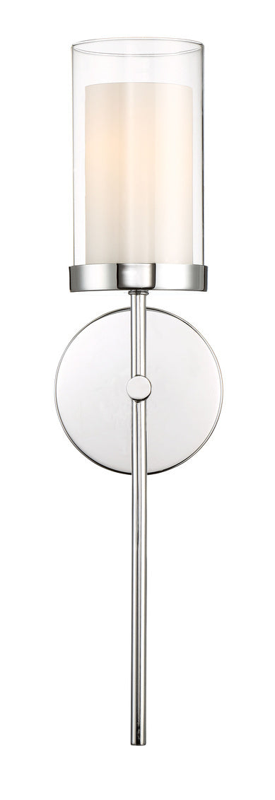 1-Light Wall Sconce in Chrome