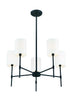 5-Light Chandelier in Bisque White