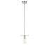 1-Light Mini Pendant in Polished Nickel