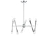10-Light Chandelier in Chrome