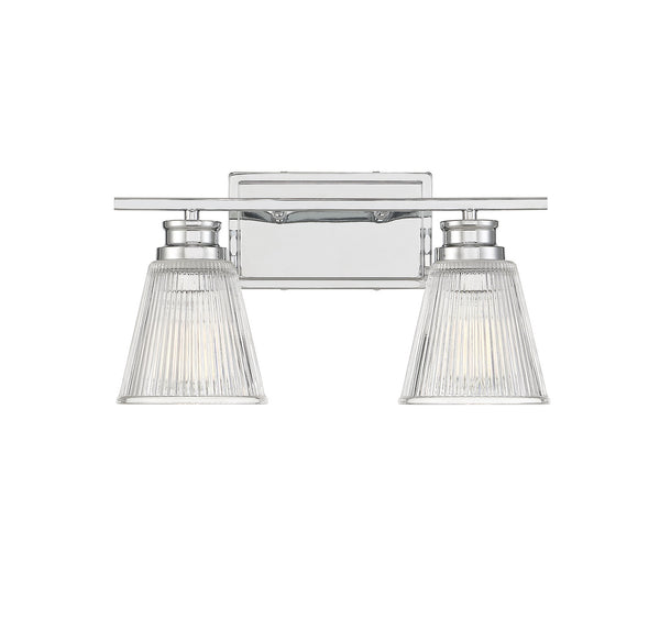 2-Light Bathroom Vanity Light in Chrome
