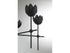 5-Light Chandelier in Matte Black