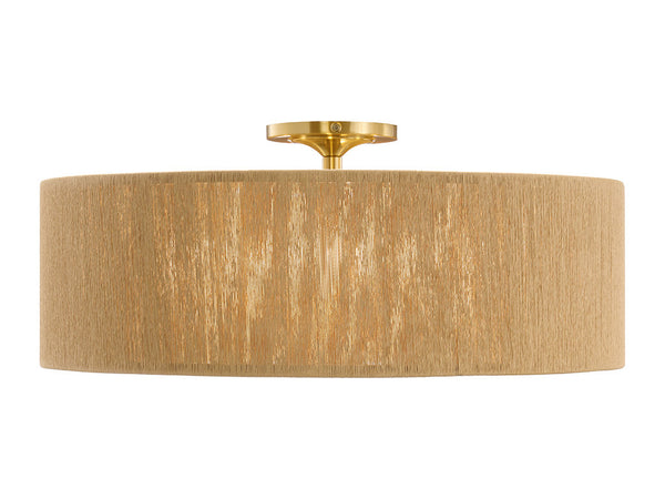 Maynard 4-Light Ceiling Light in Warm Brass
