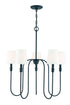 5-Light Chandelier in Aged Iron