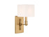 Collins 1-Light Wall Sconce in Polished Nickel