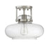 1-Light Ceiling Light in Polished Nickel