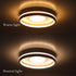 Ancona Modern LED Flush Mount Ceiling Light with Remote Control