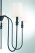 5-Light Chandelier in Aged Iron