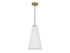 Christos 1-Light Pendant in Warm Brass