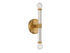 Kingsburg 2-Light Wall Sconce in Matte Black