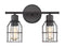2-Light Bathroom Vanity Light in Oil Rubbed Bronze