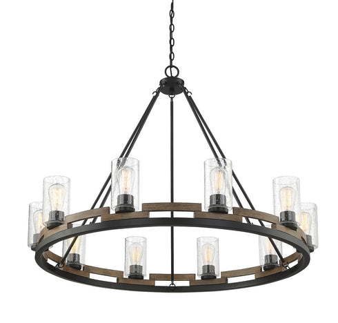 Lynwood 10-Light Chandelier in Lodge