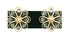 Poppy 2-Light Bathroom Vanity Light in Matte Black with Satin Nickel Accents