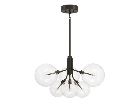 6-Light Chandelier in Oil Rubbed Bronze