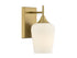 Octave 1-Light Wall Sconce in Matte Black
