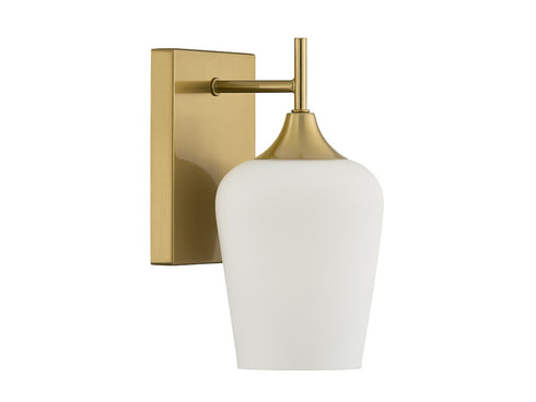 Octave 1-Light Wall Sconce in Matte Black