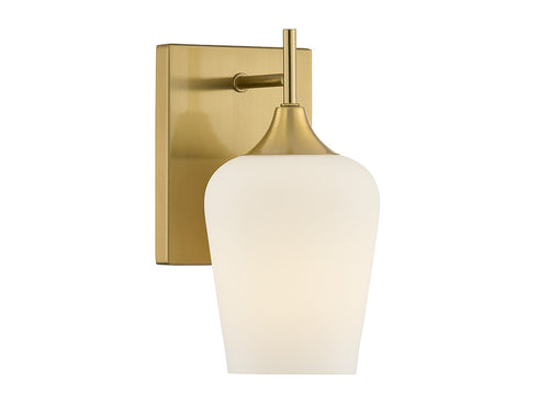 Octave 1-Light Wall Sconce in Matte Black