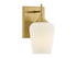 Octave 1-Light Wall Sconce in Matte Black