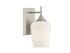 Octave 1-Light Wall Sconce in Matte Black