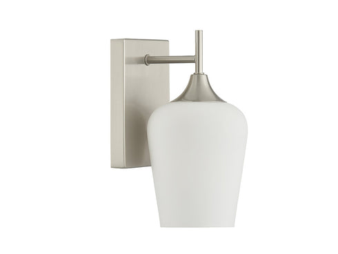 Octave 1-Light Wall Sconce in Matte Black