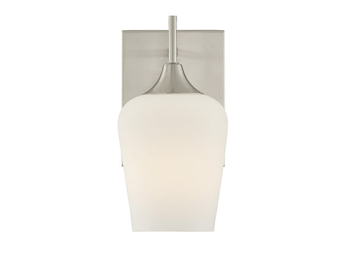 Octave 1-Light Wall Sconce in Matte Black