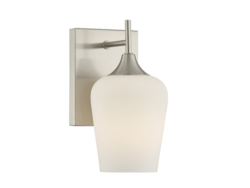 Octave 1-Light Wall Sconce in Matte Black