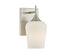 Octave 1-Light Wall Sconce in Matte Black