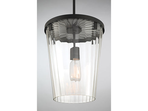 Dimond 1-Light Pendant in Matte Black
