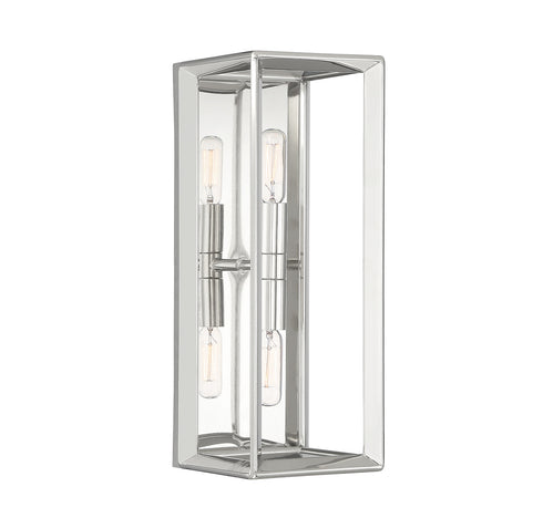 Richland 2-Light Wall Sconce in Polished Nickel