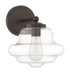 1-Light Wall Sconce in Oil Rubbed Bronze