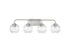Baldwin 4-Light Bathroom Vanity Light in Matte Black