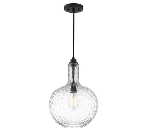 Kantor 1-Light Pendant in Warm Brass