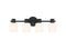 Strand 4-Light Bathroom Vanity Light in Matte Black