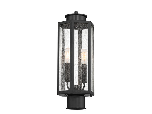Hawthorne 2-Light Outdoor Post Lantern in Black