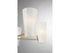 5-Light Chandelier in Natural Brass