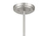 4-Light Chandelier in Natural Brass