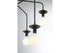 Godfrey 7-Light Chandelier in Matte Black with Warm Brass Accents