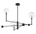 3-Light Chandelier in English Bronze