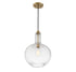 Kantor 1-Light Pendant in Warm Brass