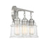 Fuller 3-Light Bathroom Vanity Light in Satin Nickel