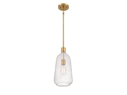 Adair 1-Light Pendant in Polished Nickel