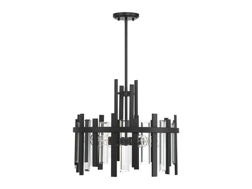 Guillford 4-Light Pendant in Matte Black